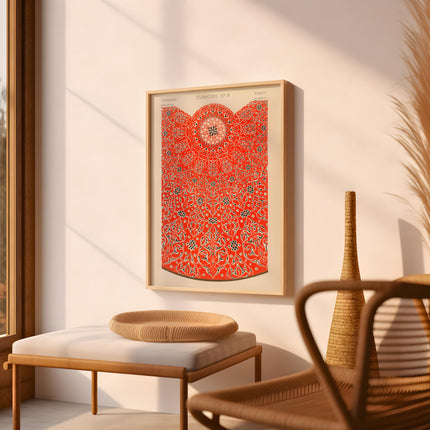 Antique Turkish Pattern Poster Owen Jones Abstract Wall Art Boho Art Style Print Living Room Wall Art Decor Mid Century Modern Art