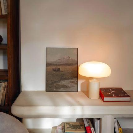Lone Bison in a Field Vintage Oil Painting Print Rustic Antique Retro Buffalo Print Rocky Mountain Poster Western Cabin Cottage Wall Art