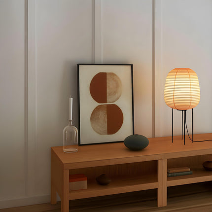 Burnt Orange Abstract Geometric Print, Organic Minimalist Wall Art, Boho Neutral Decor, Modern Eclectic Apartment Artwork