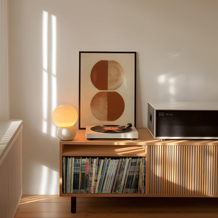 Burnt Orange Abstract Geometric Print, Organic Minimalist Wall Art, Boho Neutral Decor, Modern Eclectic Apartment Artwork
