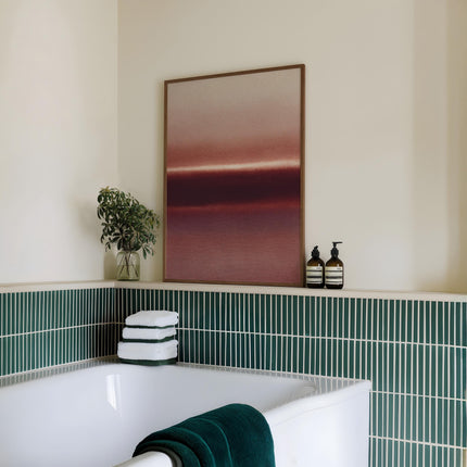 Layered Pink Abstract Print, Pastel Earth Tones Wall Art, Blush Color Block Poster, Rothko Inspired sunset Decor, Boho Art Painting Print